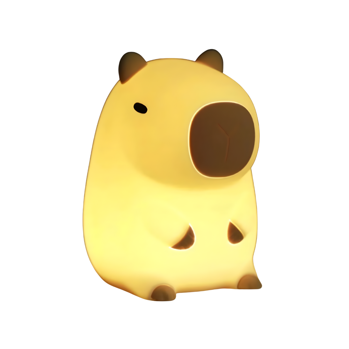 Lámpara Nocturna Capibara Táctil Recargable (Silicona)